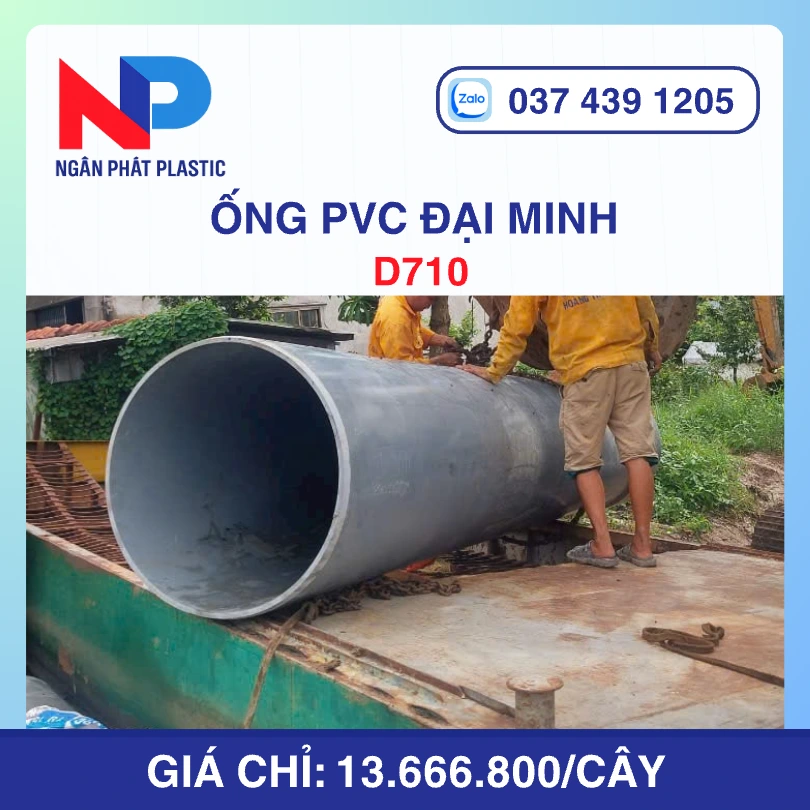 Ống Nhựa PVC 800 Đại Minh
